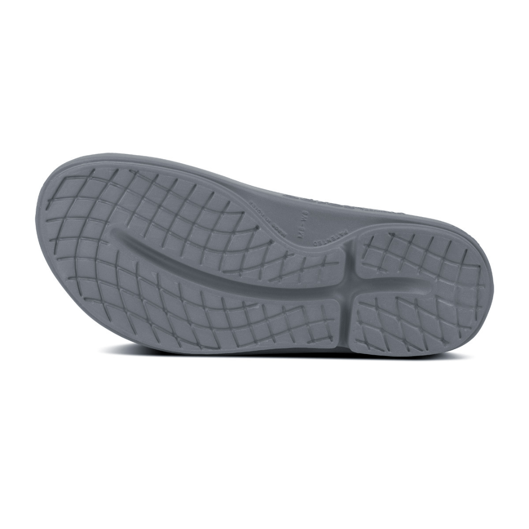 Oofos SLIDE Unisex Recovery Sandals - Durban Runner UK M10/W11 EUR44 / SLATE