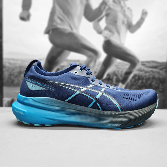 Asics Kayano 31 Mens - Durban Runner 8 / blue exp/dig aqua