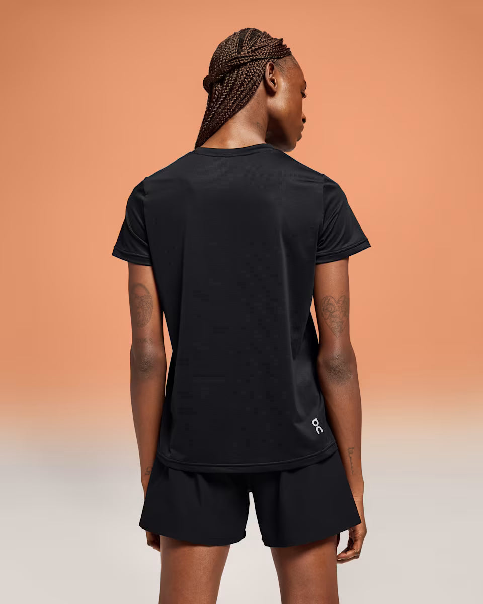 On Cloud Core-T Shirt Womens - Durban Runner Black / L
