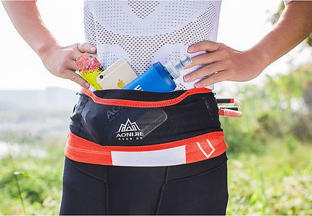 Aonijie Elasticated Waist Belt includes 250ml Flask - Durban Runner