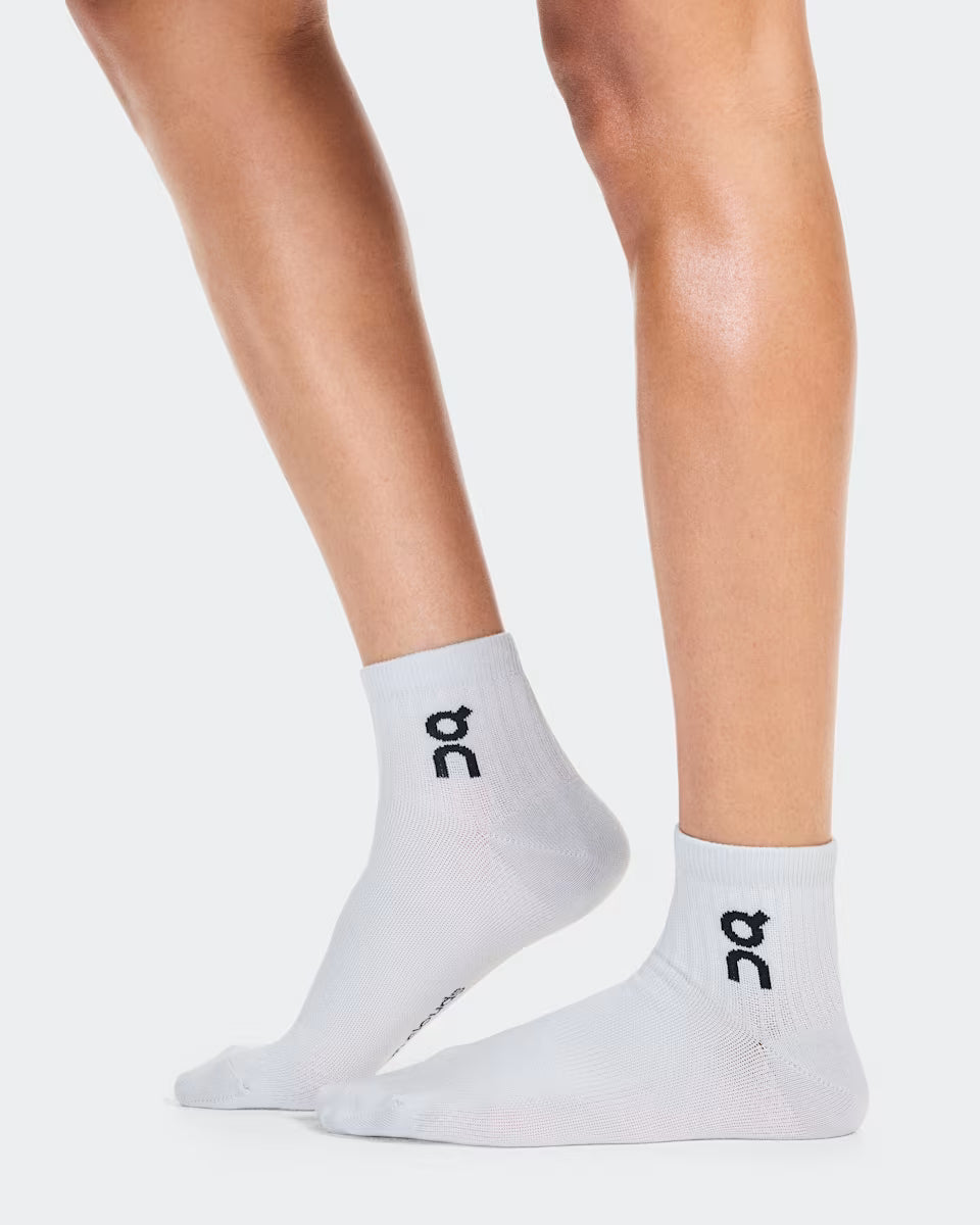 On Cloud Logo Sock Mid 3P Unisex - Durban Runner Orchid | Bloom / Medium