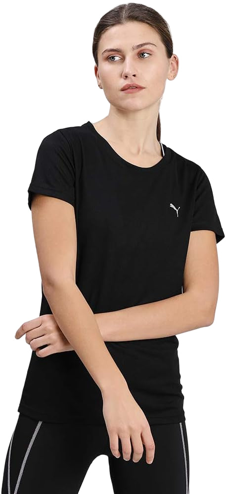 Puma Women's Performance Tee W Tee - Durban Runner S / Black