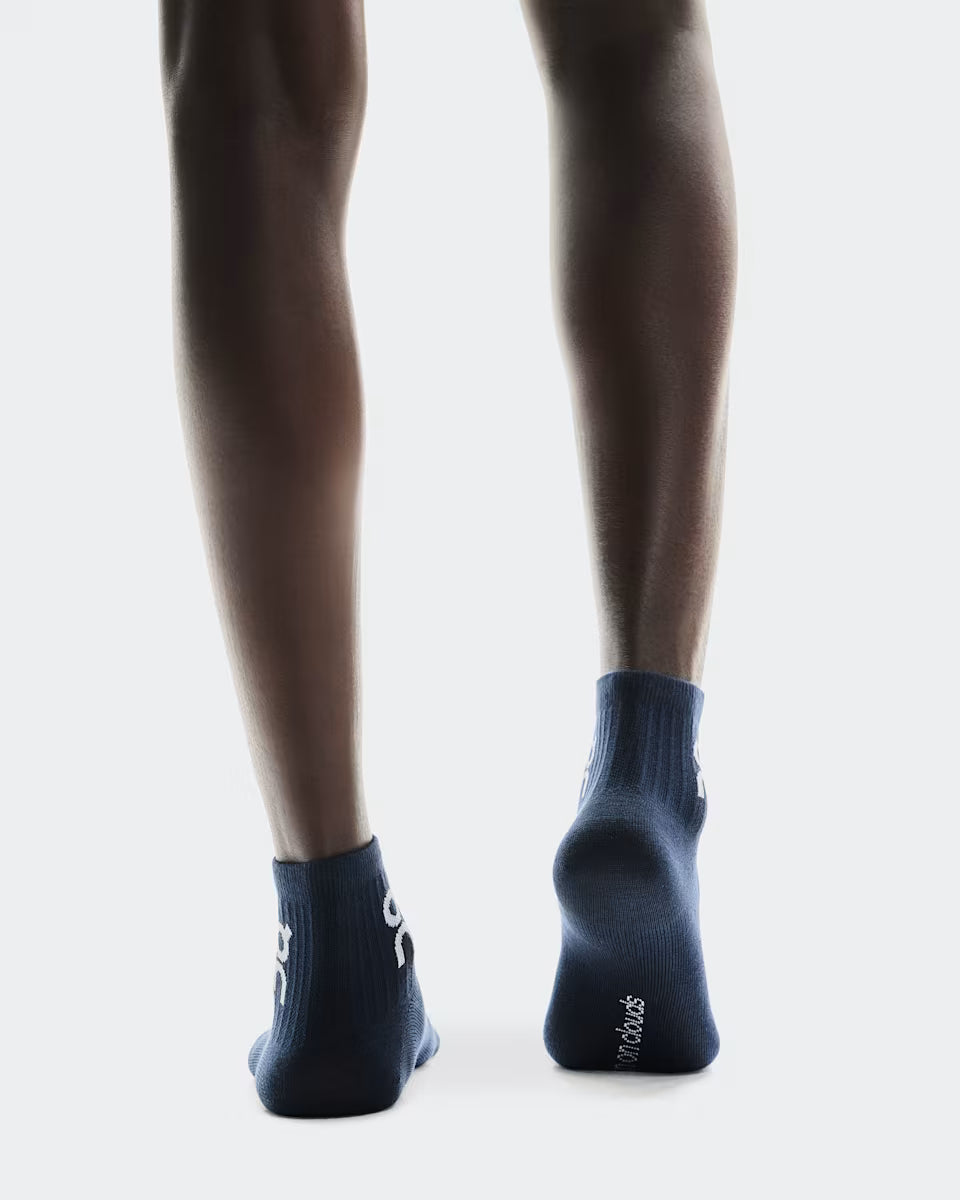 On Cloud Logo Sock Mid 3P Unisex - Durban Runner Navy / Medium