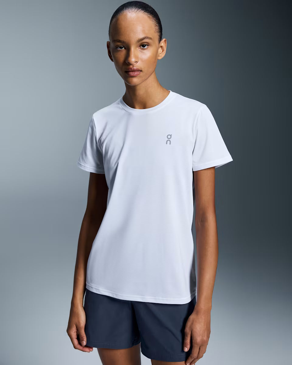 On Cloud Core-T Shirt Womens - Durban Runner White / L