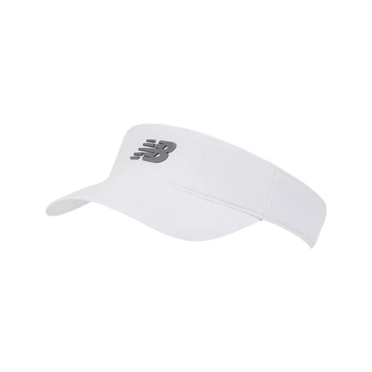 New Balance Performance Running Visor, White, available at Durban Runner