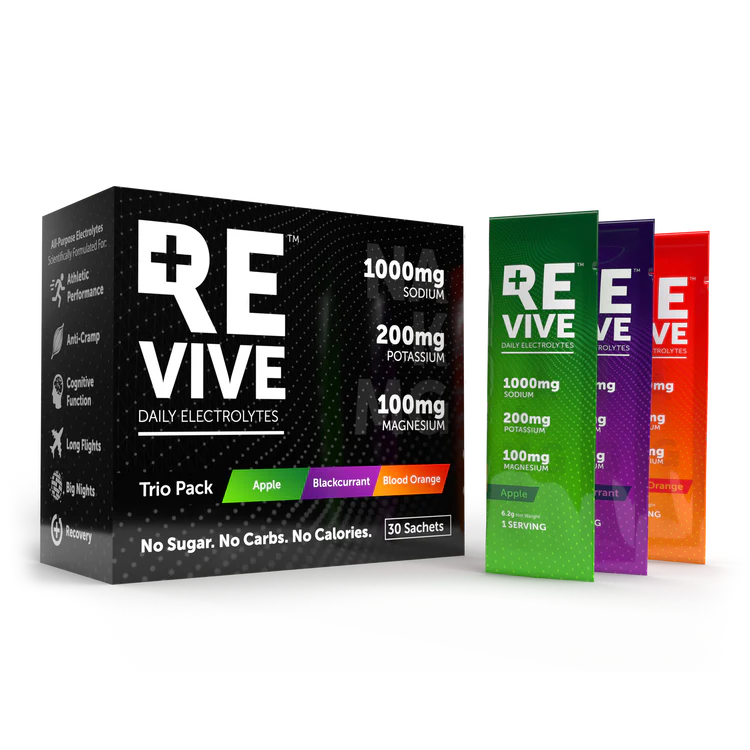 Revive Daily Electrolytes Trio Pack 30 - Durban Runner Box Of 30 / Trio Pack