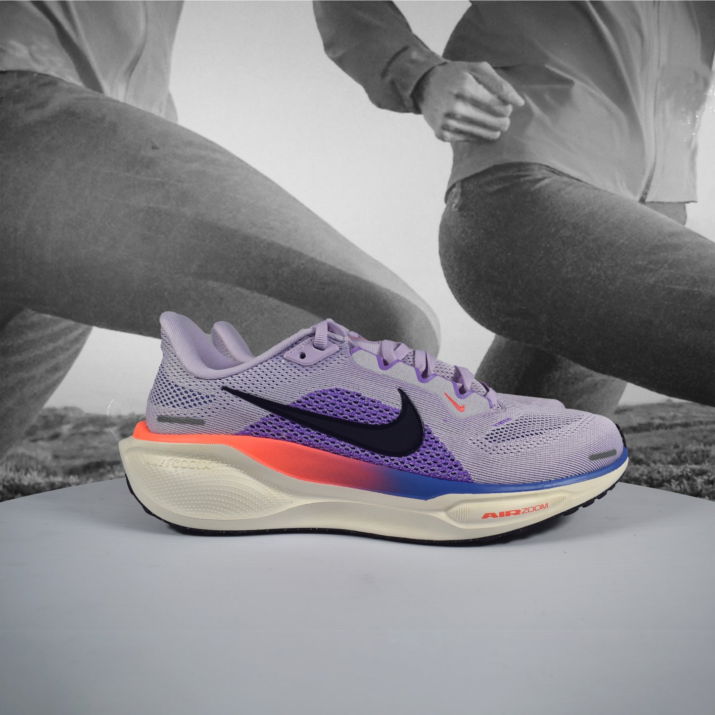 Nike Air Zoom Pegasus 41 Womens Running Shoes - Durban Runner 5.5 / Violet Mist/Purple Dynasty-Bright Violet