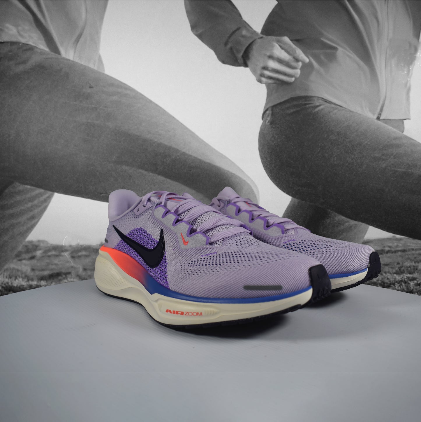 Nike Air Zoom Pegasus 41 Womens Running Shoes - Durban Runner 5.5 / Violet Mist/Purple Dynasty-Bright Violet