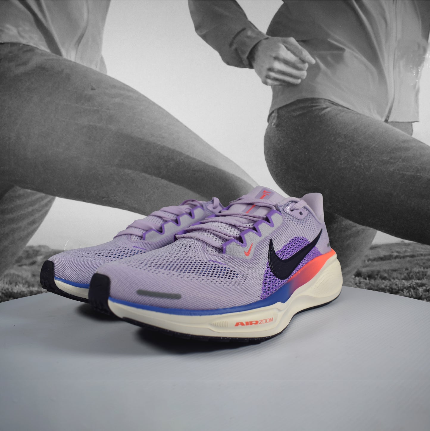 Nike Air Zoom Pegasus 41 Womens Running Shoes - Durban Runner 5.5 / Violet Mist/Purple Dynasty-Bright Violet