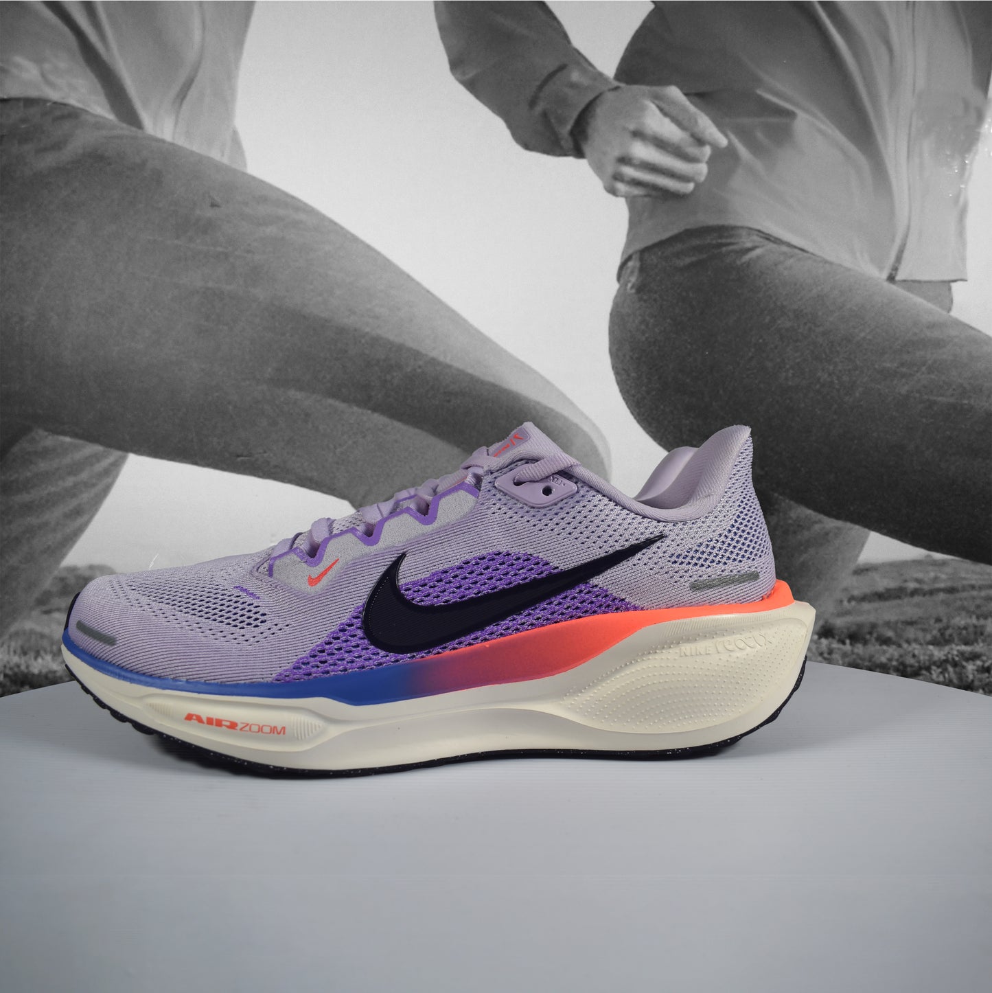 Nike Air Zoom Pegasus 41 Womens Running Shoes - Durban Runner 5.5 / Violet Mist/Purple Dynasty-Bright Violet