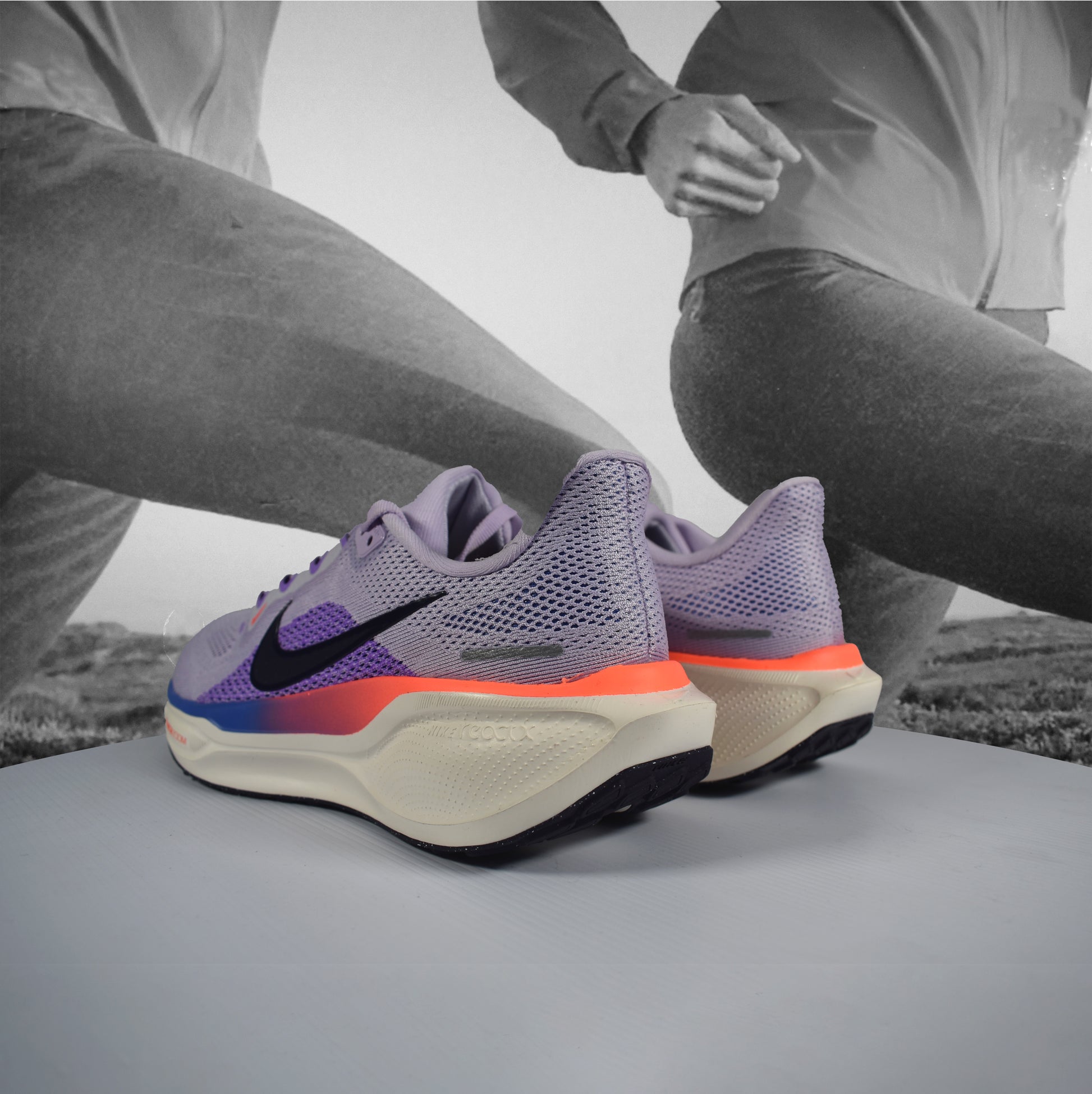 Nike Air Zoom Pegasus 41 Womens Running Shoes - Durban Runner 5.5 / Violet Mist/Purple Dynasty-Bright Violet