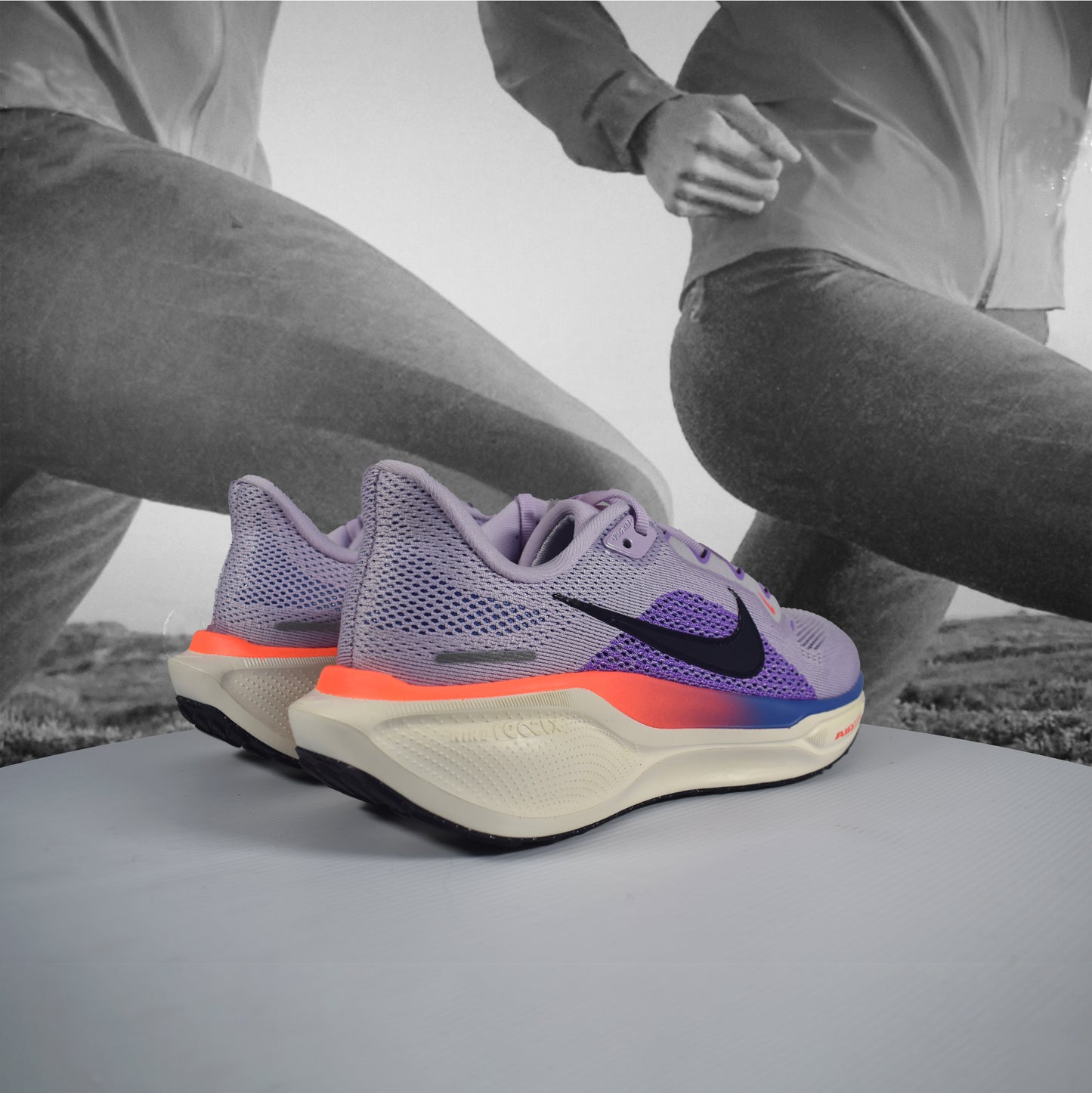 Nike Air Zoom Pegasus 41 Womens Running Shoes - Durban Runner 5.5 / Violet Mist/Purple Dynasty-Bright Violet