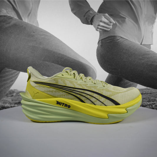 Puma Deviate NITRO 4 Mens Road Running - Durban Runner 8 / Black-Flat Dark Gray