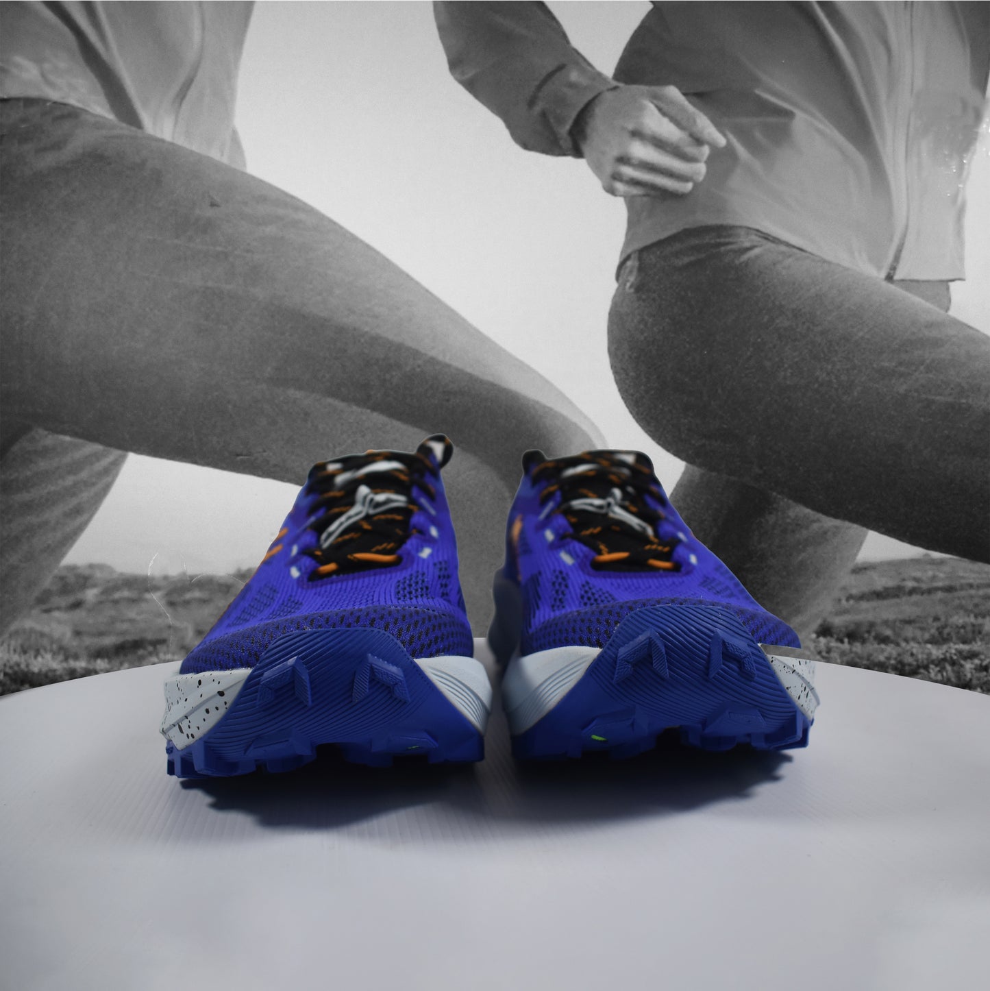 Asics Trabuco 14 Mens Trail Running - Durban Runner 7.5 / cobalburst/sandstorm