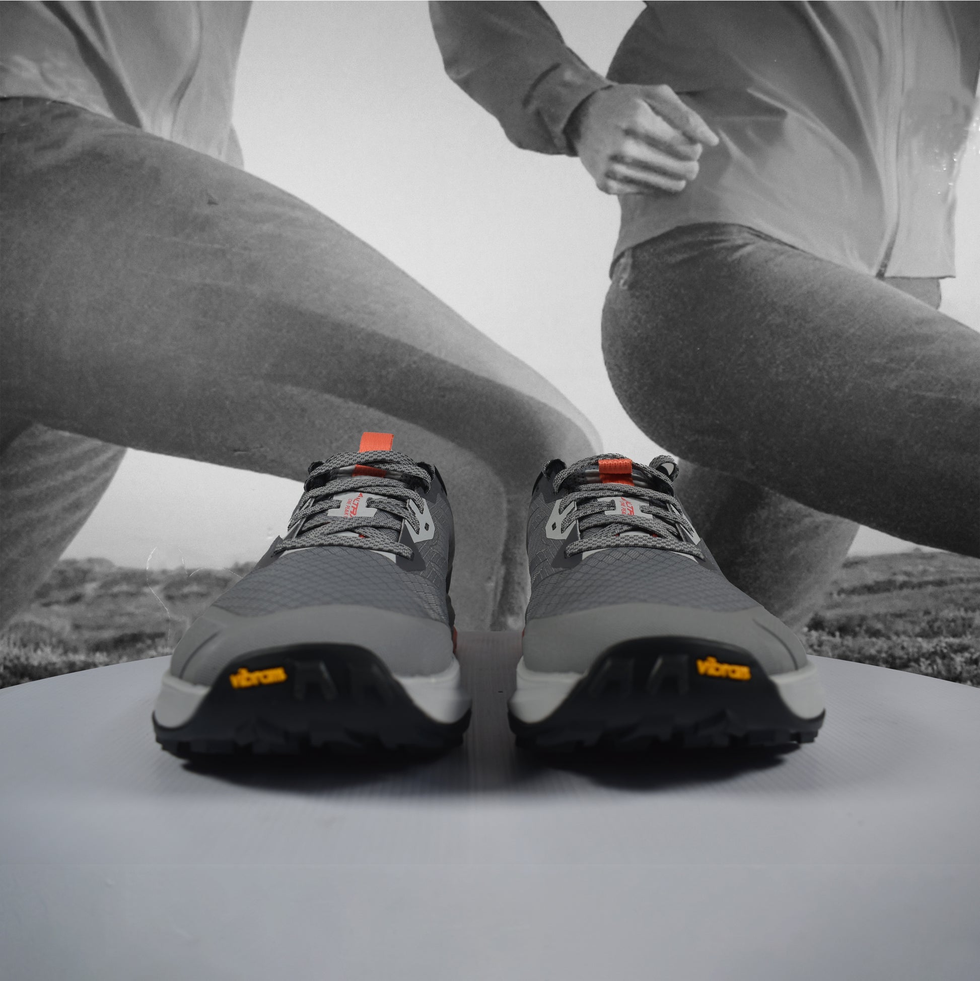 Altra Women's Lone Peak 9+ Trail Running Shoes - Durban Runner 4 / GRAY/ORANGE