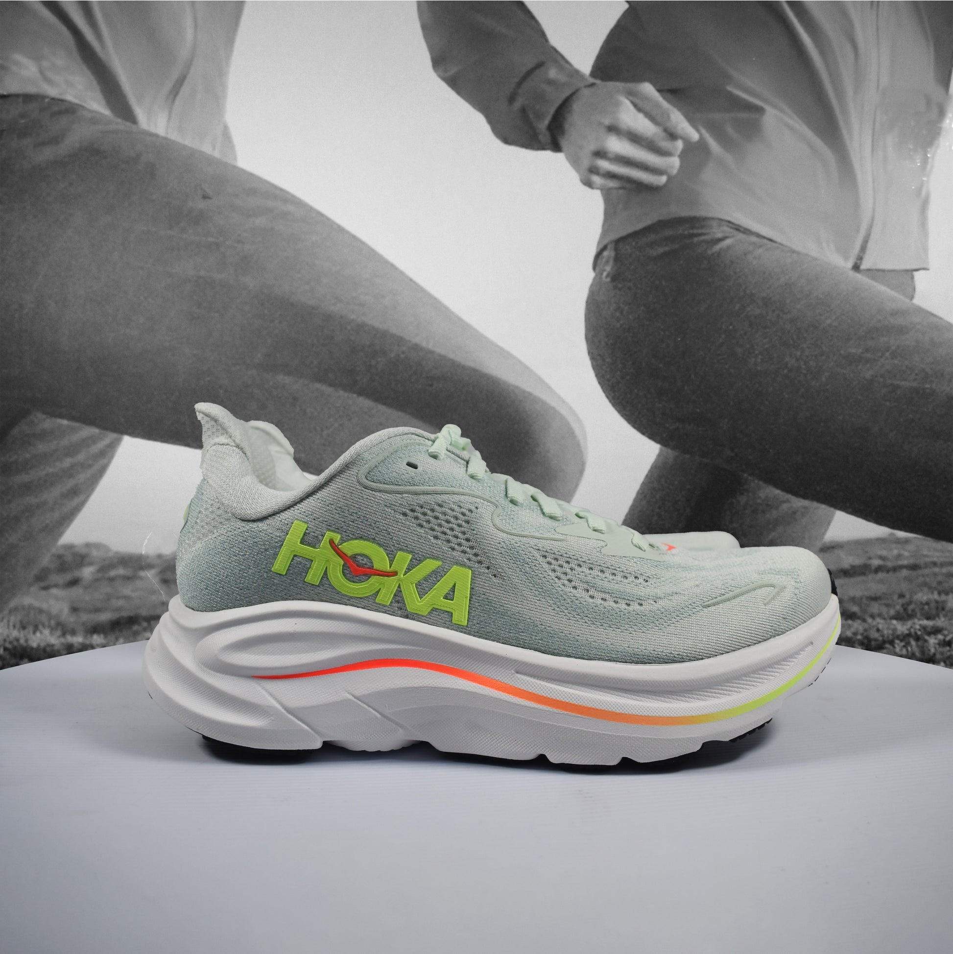 Hoka Clifton 10 Womens Running Shoes - Durban Runner 4 / SLSSN