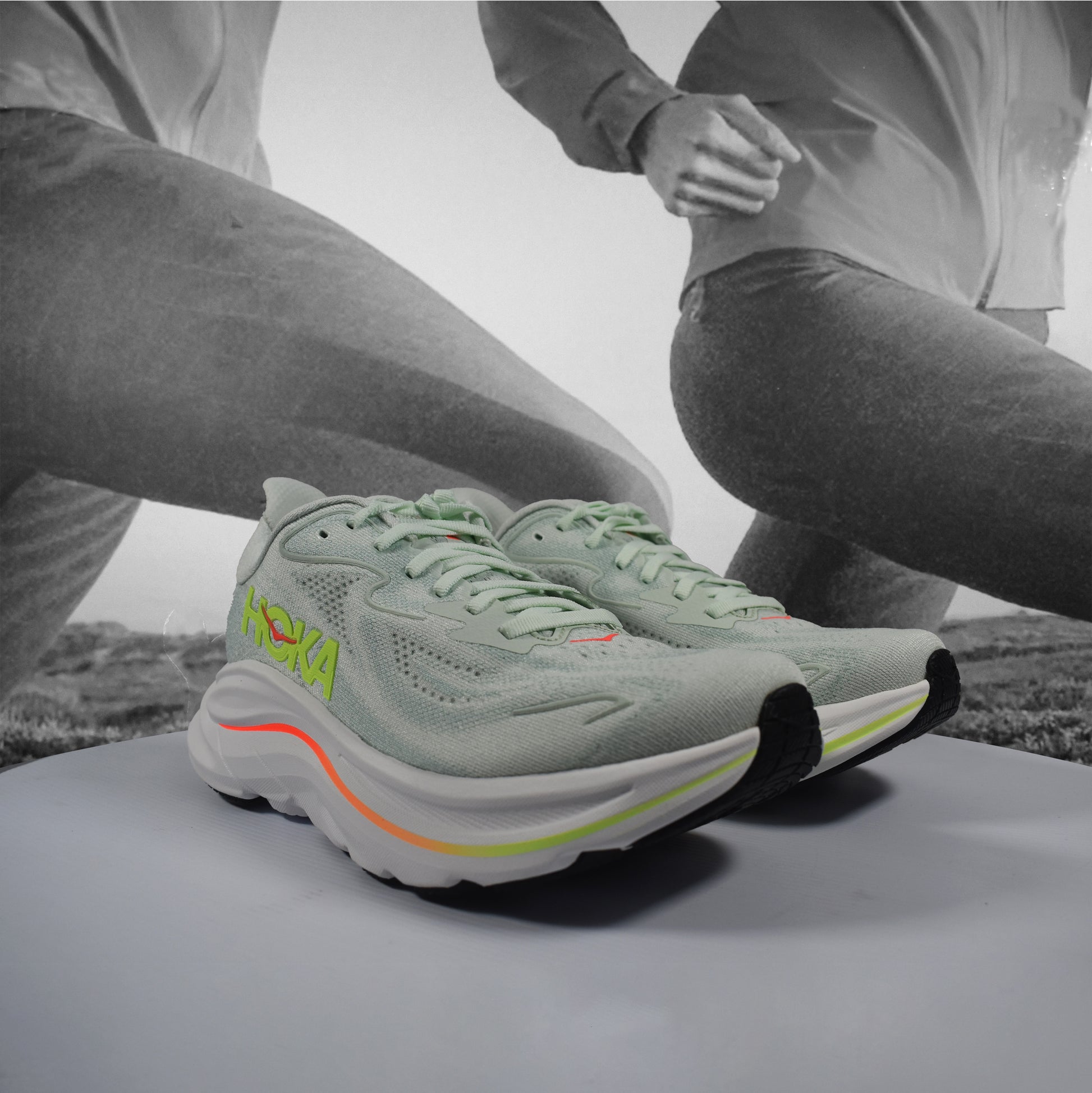 Hoka Clifton 10 Womens Running Shoes - Durban Runner 4 / SLSSN