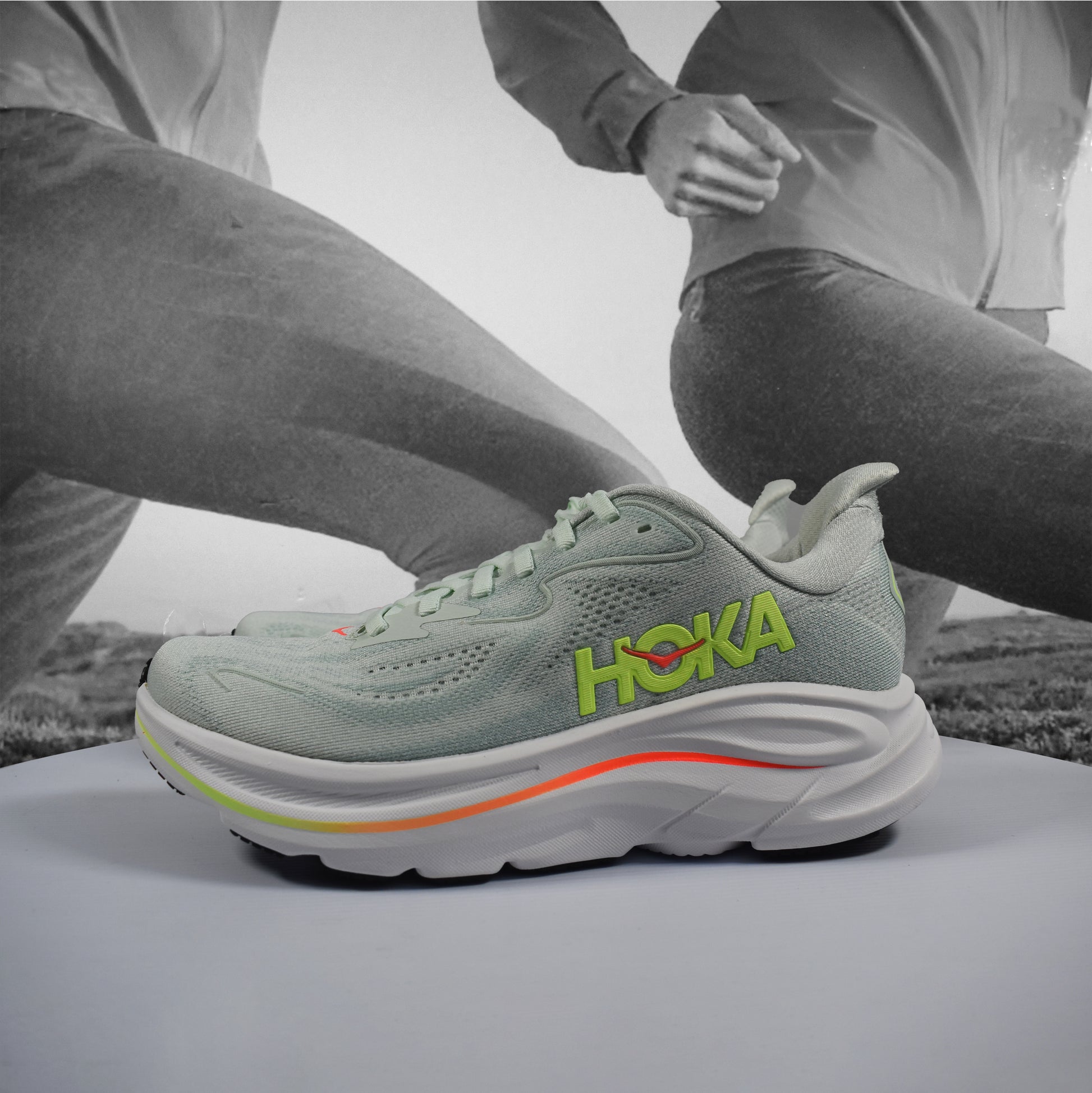 Hoka Clifton 10 Womens Running Shoes - Durban Runner 4 / SLSSN