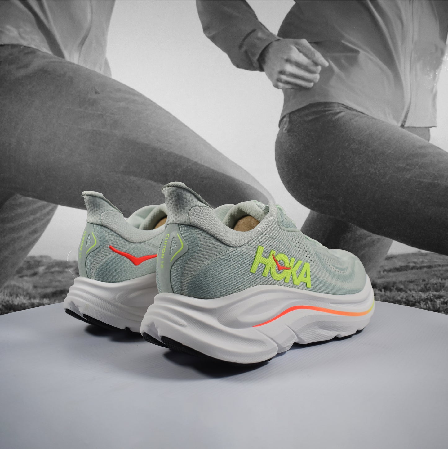 Hoka Clifton 10 Womens Running Shoes - Durban Runner 4 / SLSSN