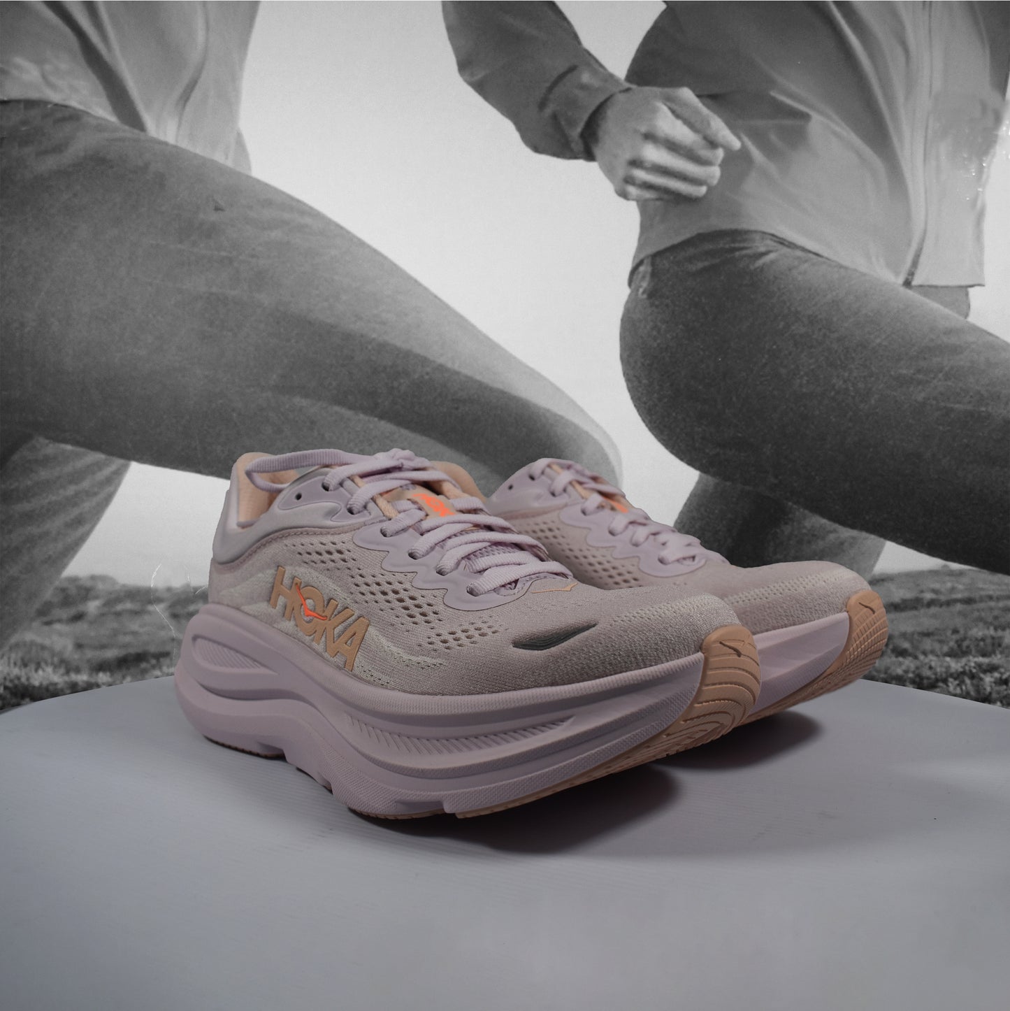 Hoka Bondi 9 Womens Running Shoes - Durban Runner 4 / LRMT