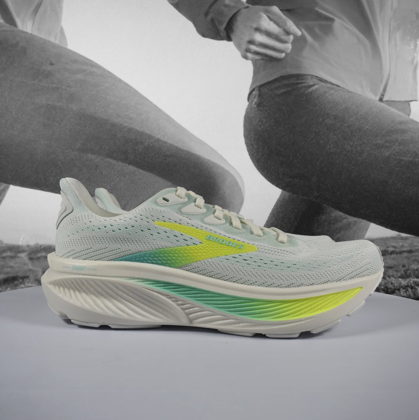 Brooks Ghost 17 Womens - Durban Runner 4.5 / Bluewash/Nightlife/Yucca