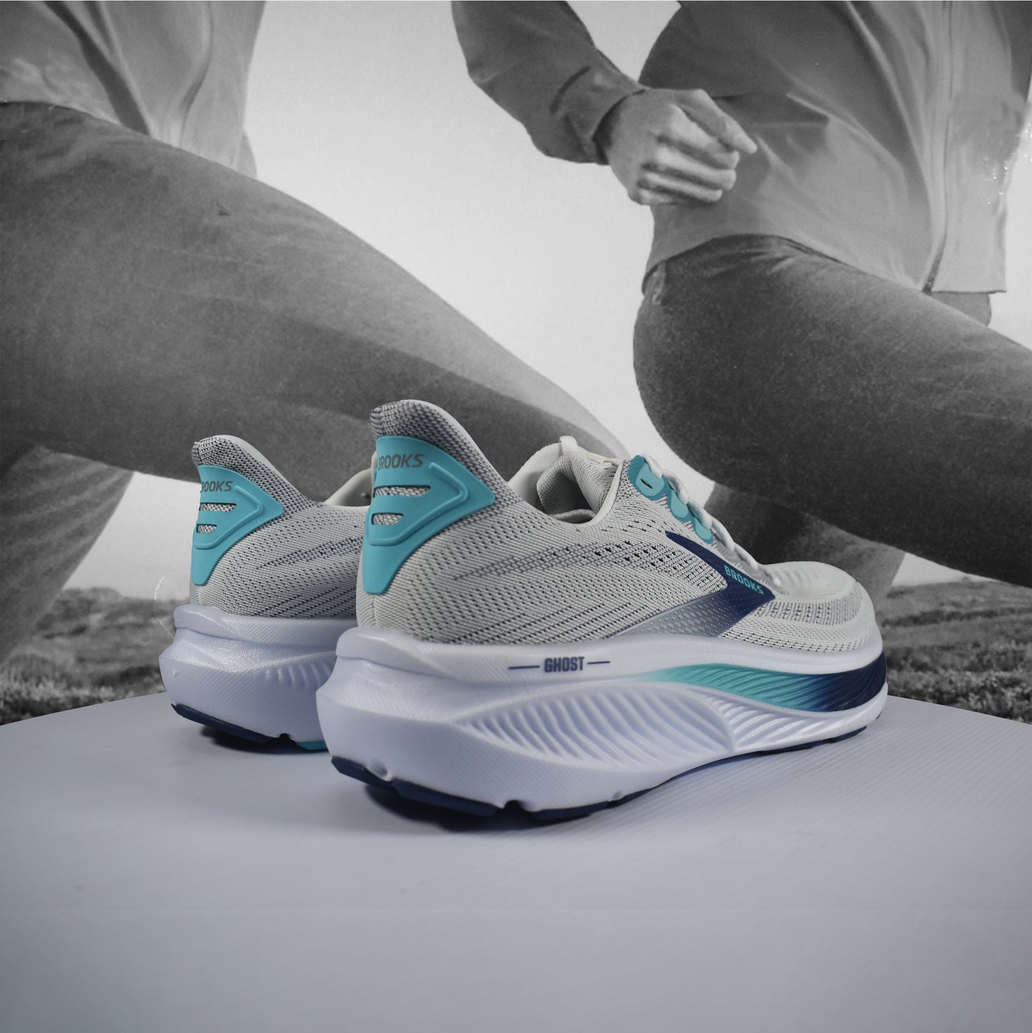 Brooks Ghost 17 Mens - Durban Runner 7 / White/Beacon Blue/Ipanema