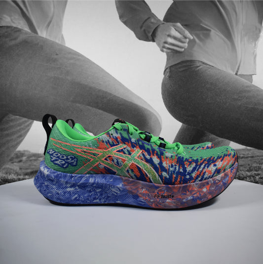 Asics NOOSA TRI 16 Mens Road Running - Durban Runner 8 / VITAL GREEN/COBALT BURST