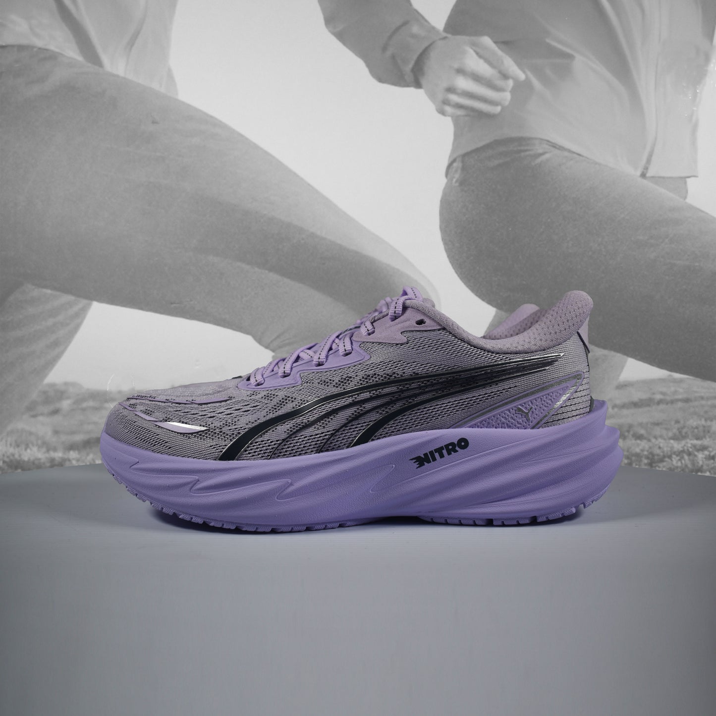 PUMA Velocity NITRO 5 Women's Running Shoes - Durban Runner UK5 / light lavender/inky debts