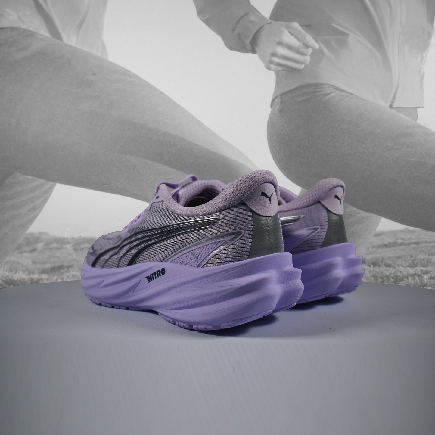PUMA Velocity NITRO 5 Women's Running Shoes - Durban Runner UK5 / light lavender/inky debts