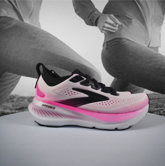 Brooks Glycerin 23 Womens - Durban Runner 5 / White/Phantom/Cyber Pink