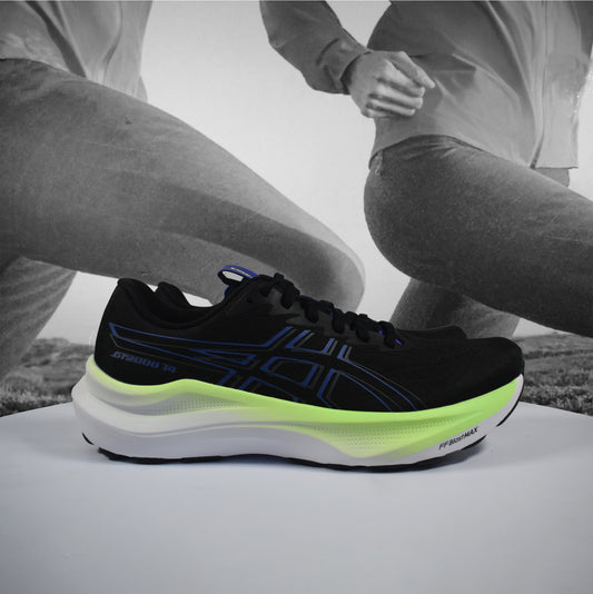 Asics GT-2000 14 Mens Road Running Shoes - Durban Runner 7.5 / BLACK/COBALT BURST