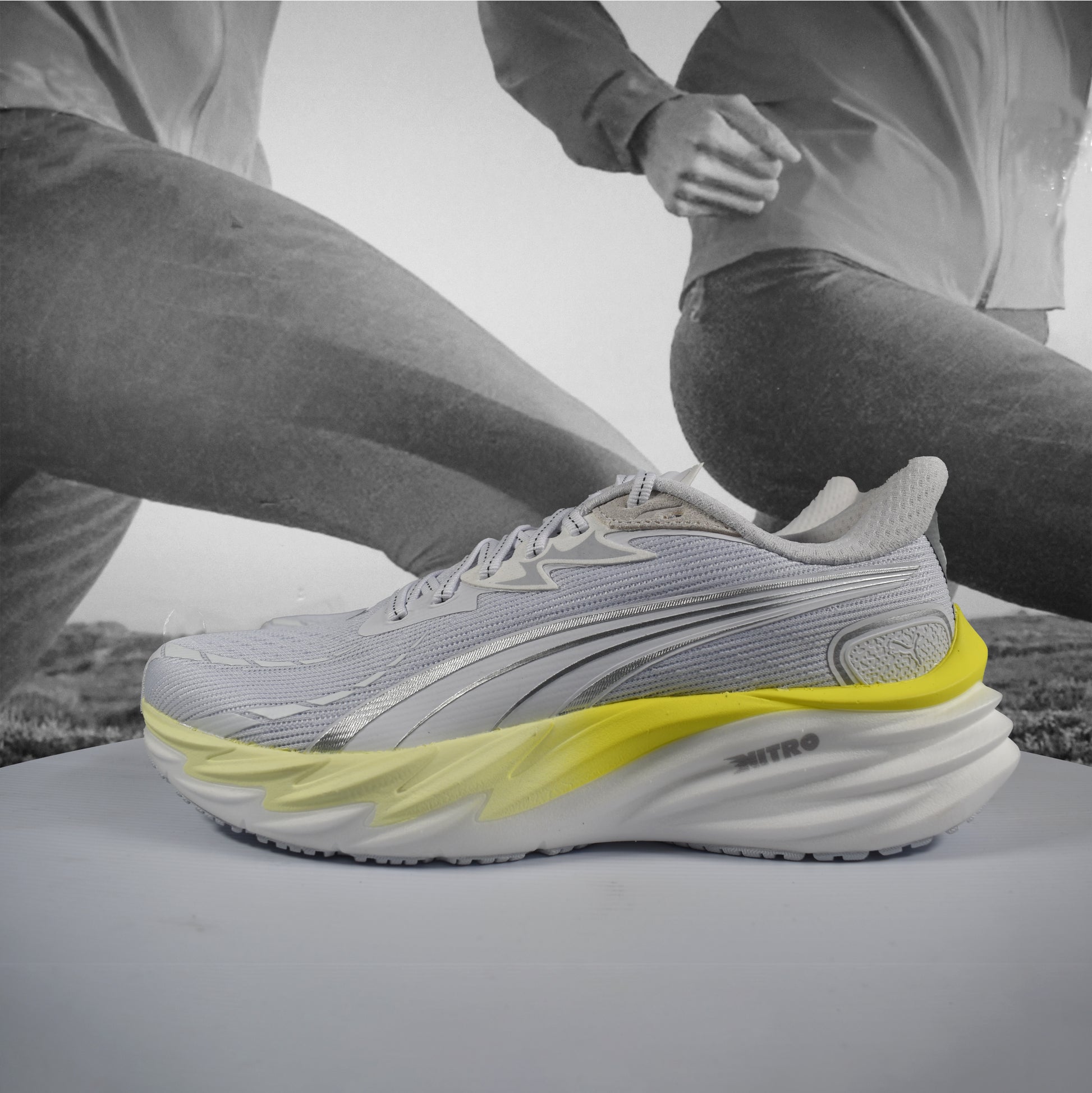 Puma Velocity NITRO 4 Womens Running Shoes - Durban Runner 5 / PUMA White-Apple Spritz