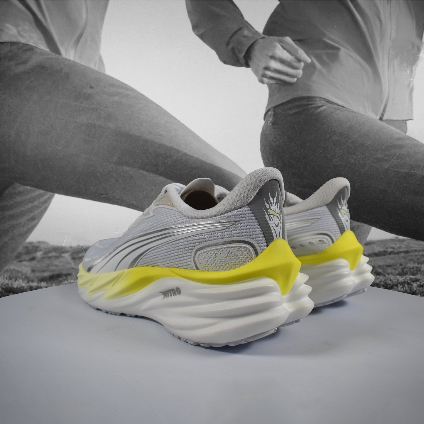 Puma Velocity NITRO 4 Womens Running Shoes - Durban Runner 5 / PUMA White-Apple Spritz