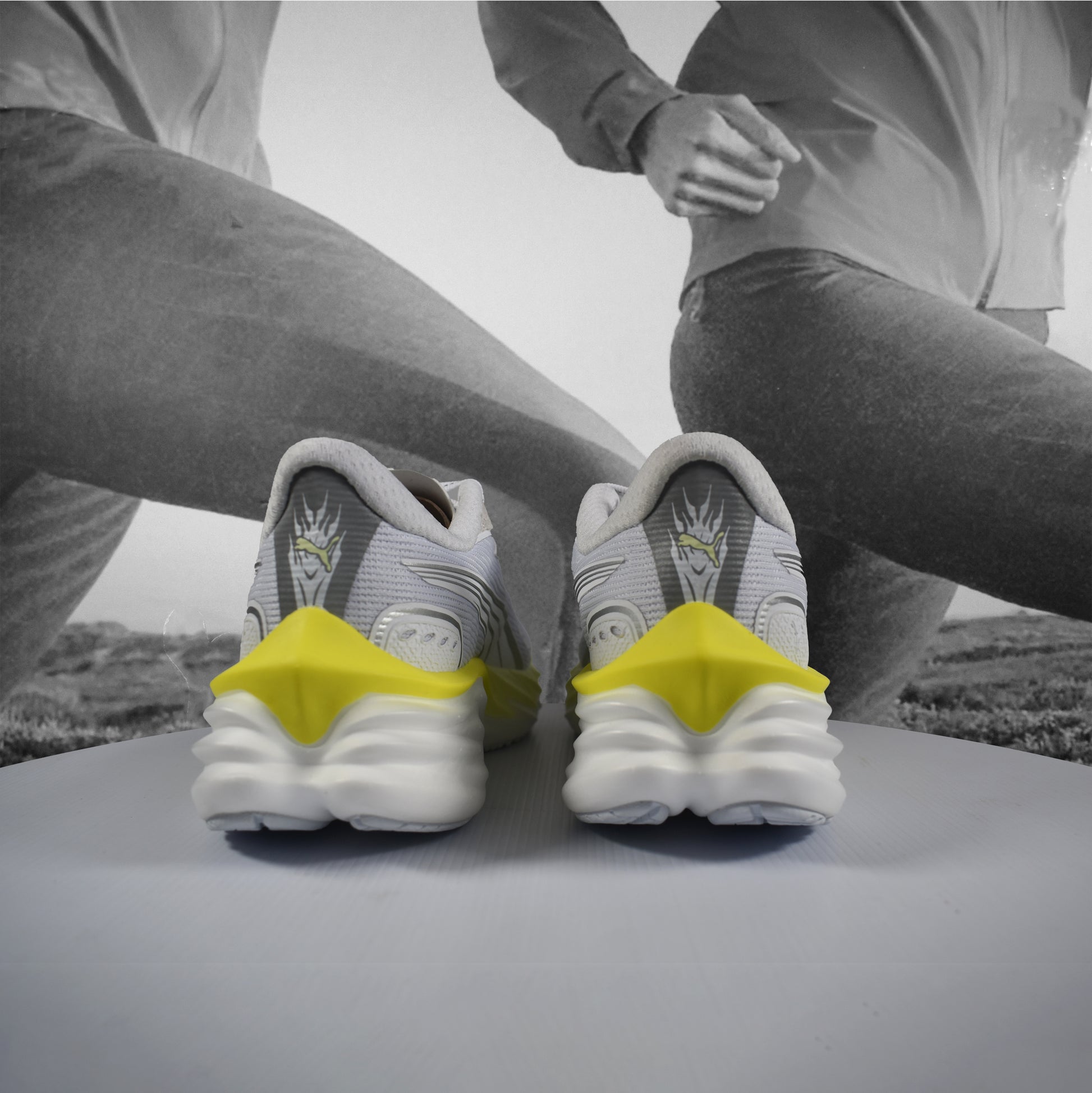 Puma Velocity NITRO 4 Womens Running Shoes - Durban Runner 5 / PUMA White-Apple Spritz