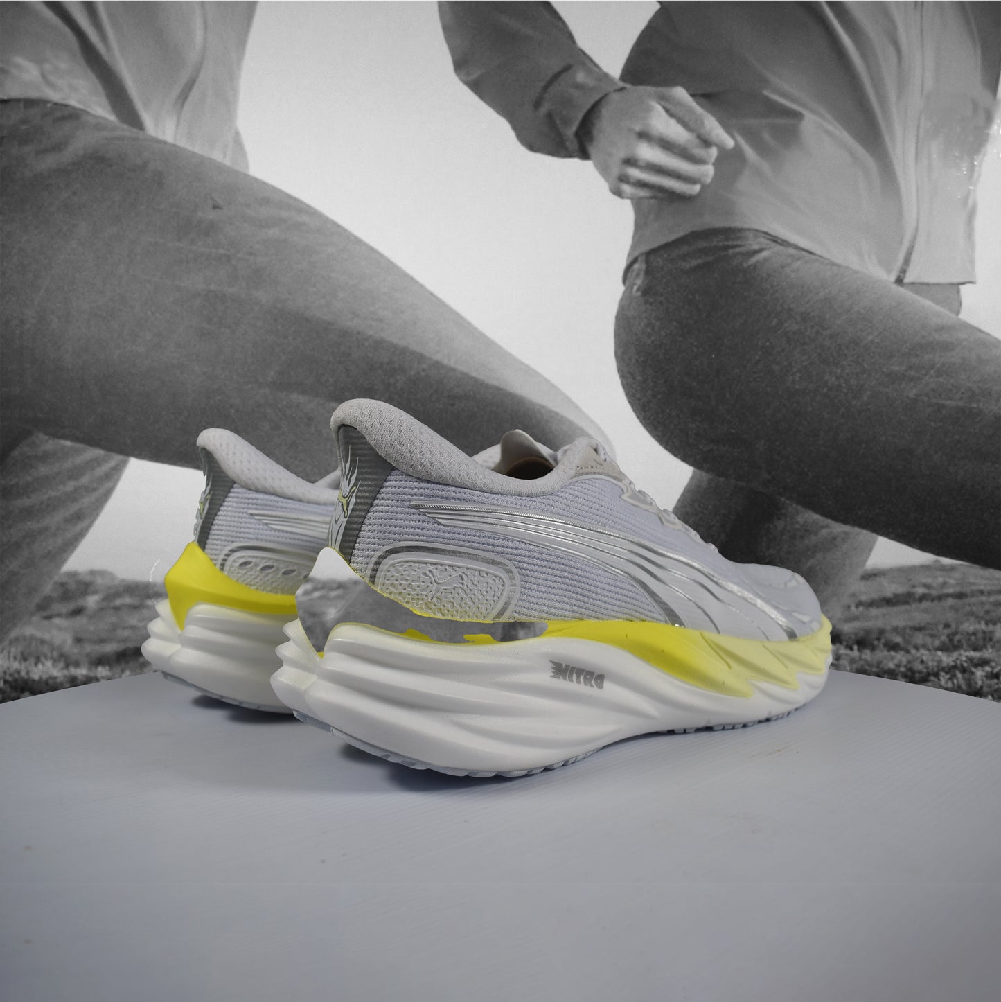 Puma Velocity NITRO 4 Womens Running Shoes - Durban Runner 5 / PUMA White-Apple Spritz