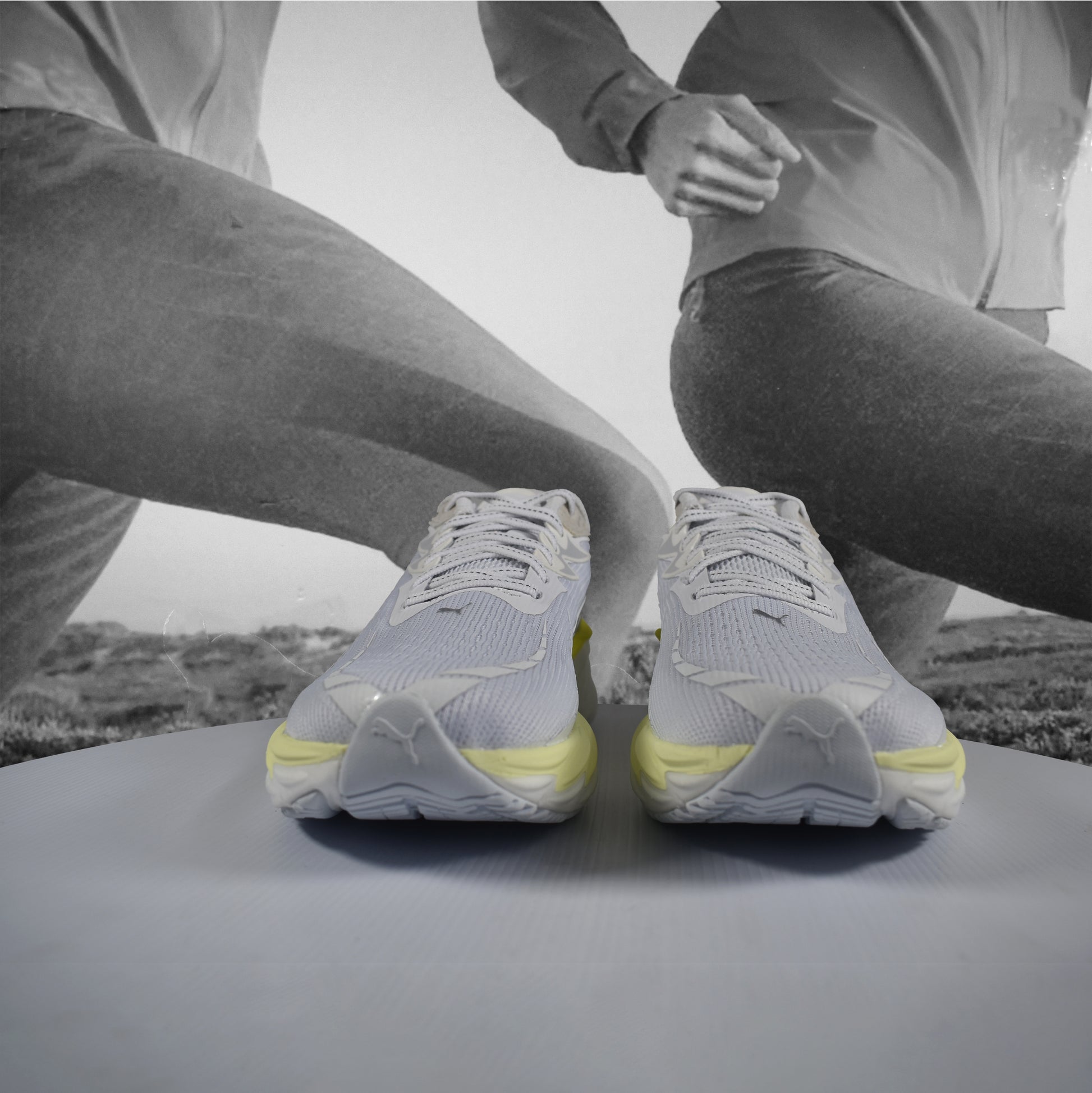 Puma Velocity NITRO 4 Womens Running Shoes - Durban Runner 5 / PUMA White-Apple Spritz