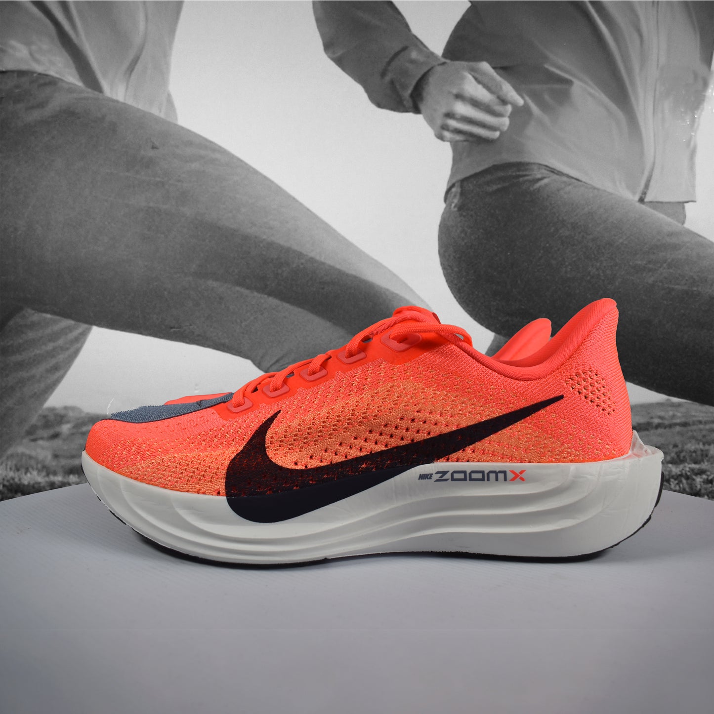 Nike Pegasus Plus Women's Road Running Shoes - Durban Runner 5 / Hot Lava/Dark Raisin-Orange Pulse
