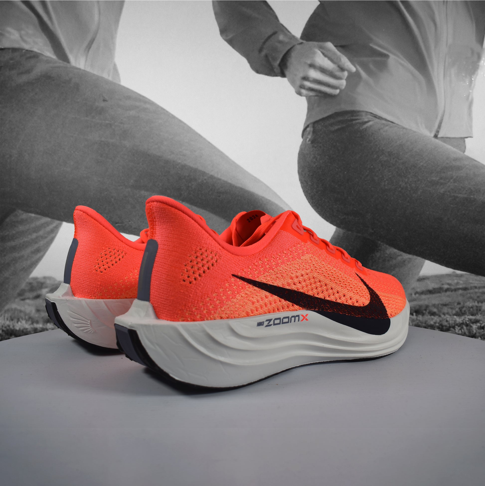 Nike Pegasus Plus Women's Road Running Shoes - Durban Runner 5 / Hot Lava/Dark Raisin-Orange Pulse