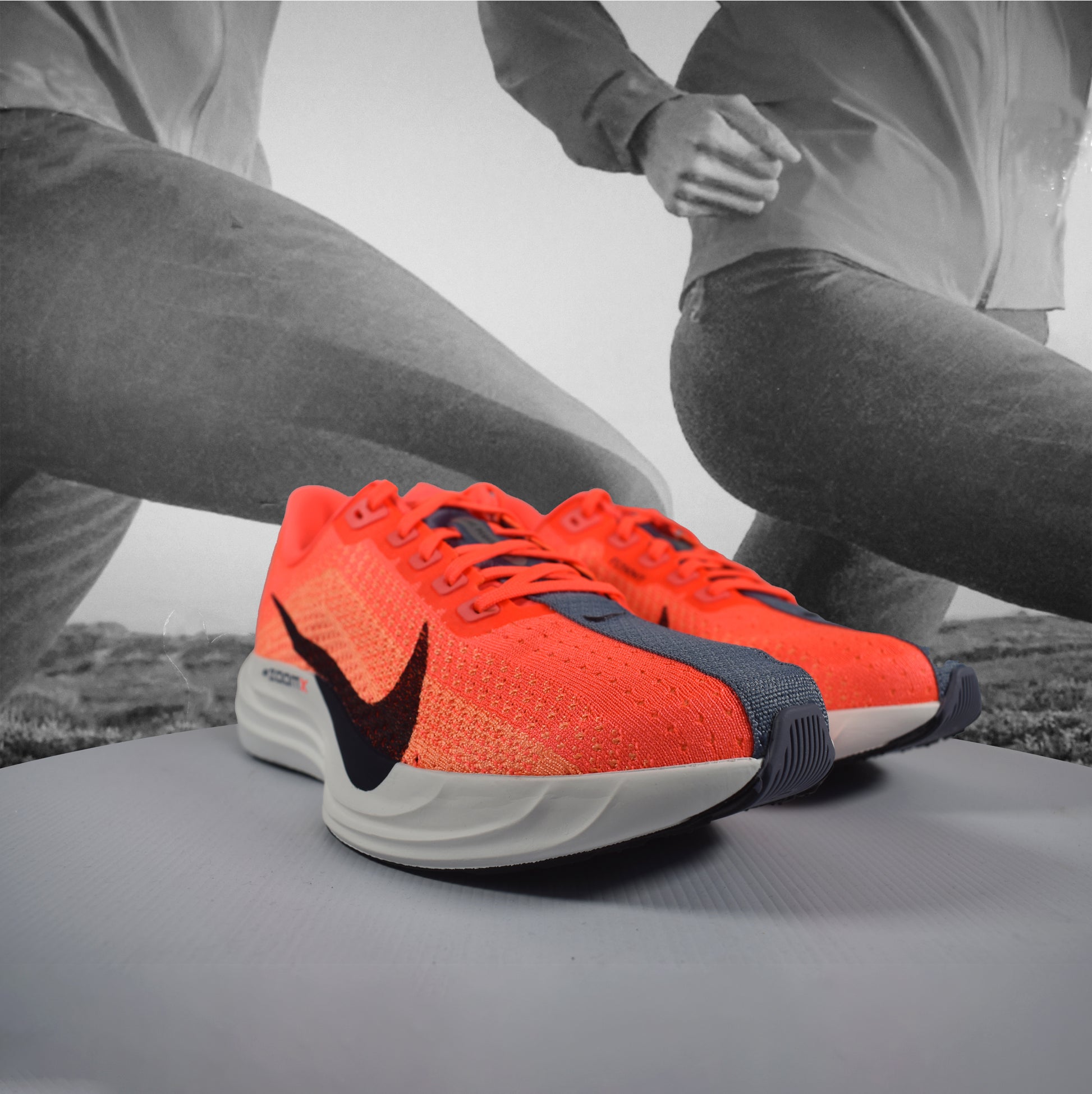 Nike Pegasus Plus Women's Road Running Shoes - Durban Runner 5 / Hot Lava/Dark Raisin-Orange Pulse
