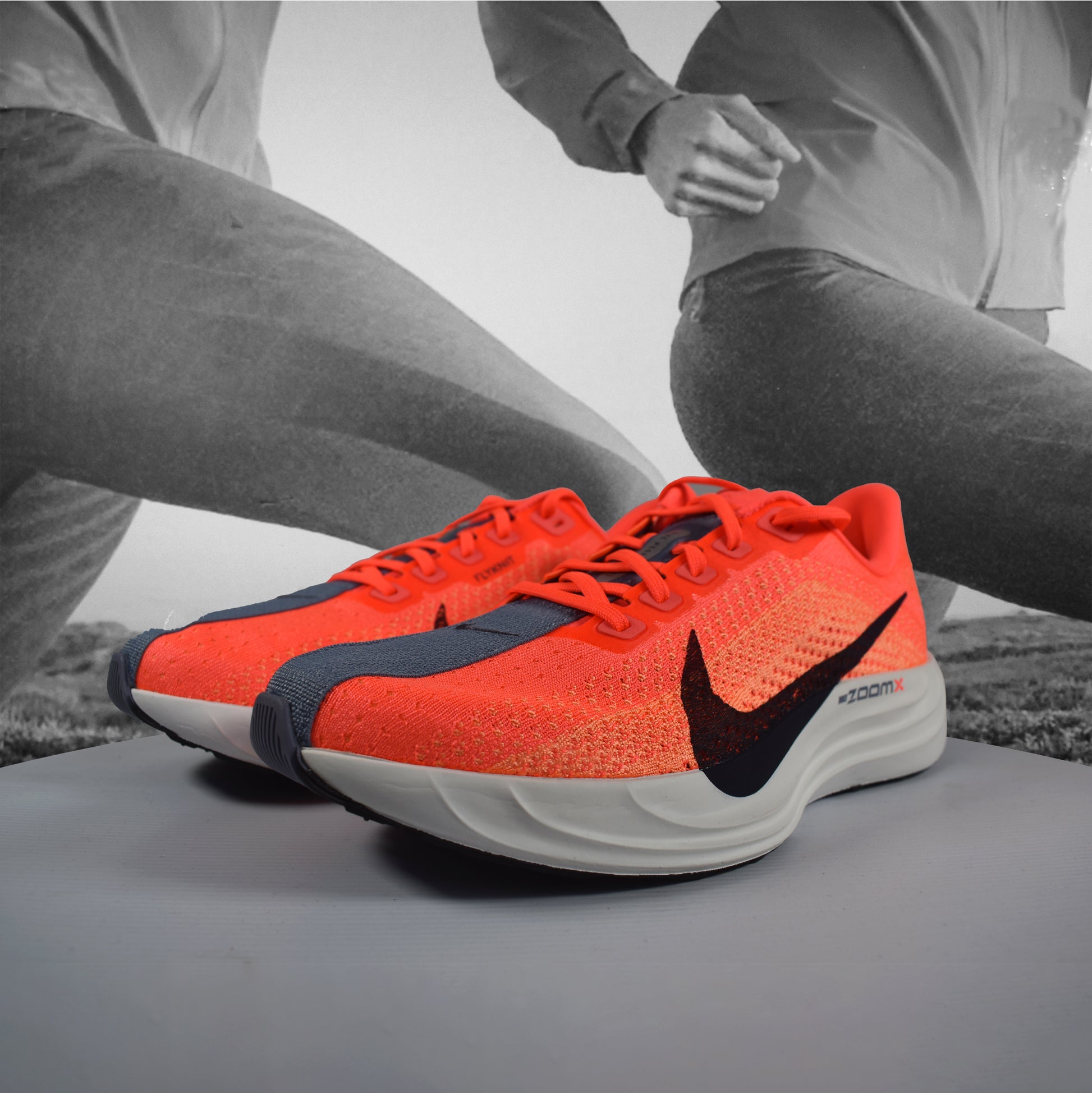 Nike Pegasus Plus Women's Road Running Shoes - Durban Runner 5 / Hot Lava/Dark Raisin-Orange Pulse