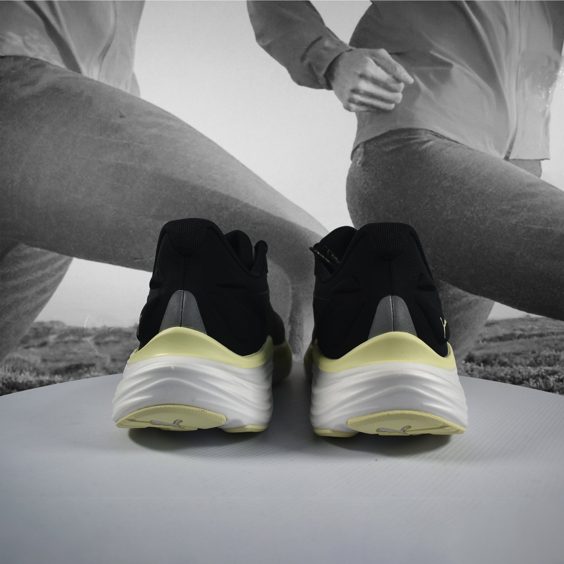 Puma Electrify NITRO 4 Womens Running Shoes - Durban Runner 5 / Black-Apple Sprit