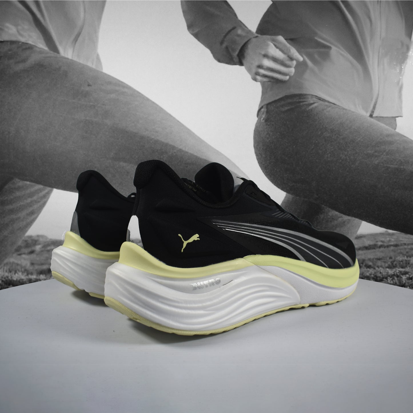 Puma Electrify NITRO 4 Womens Running Shoes - Durban Runner 5 / Black-Apple Sprit