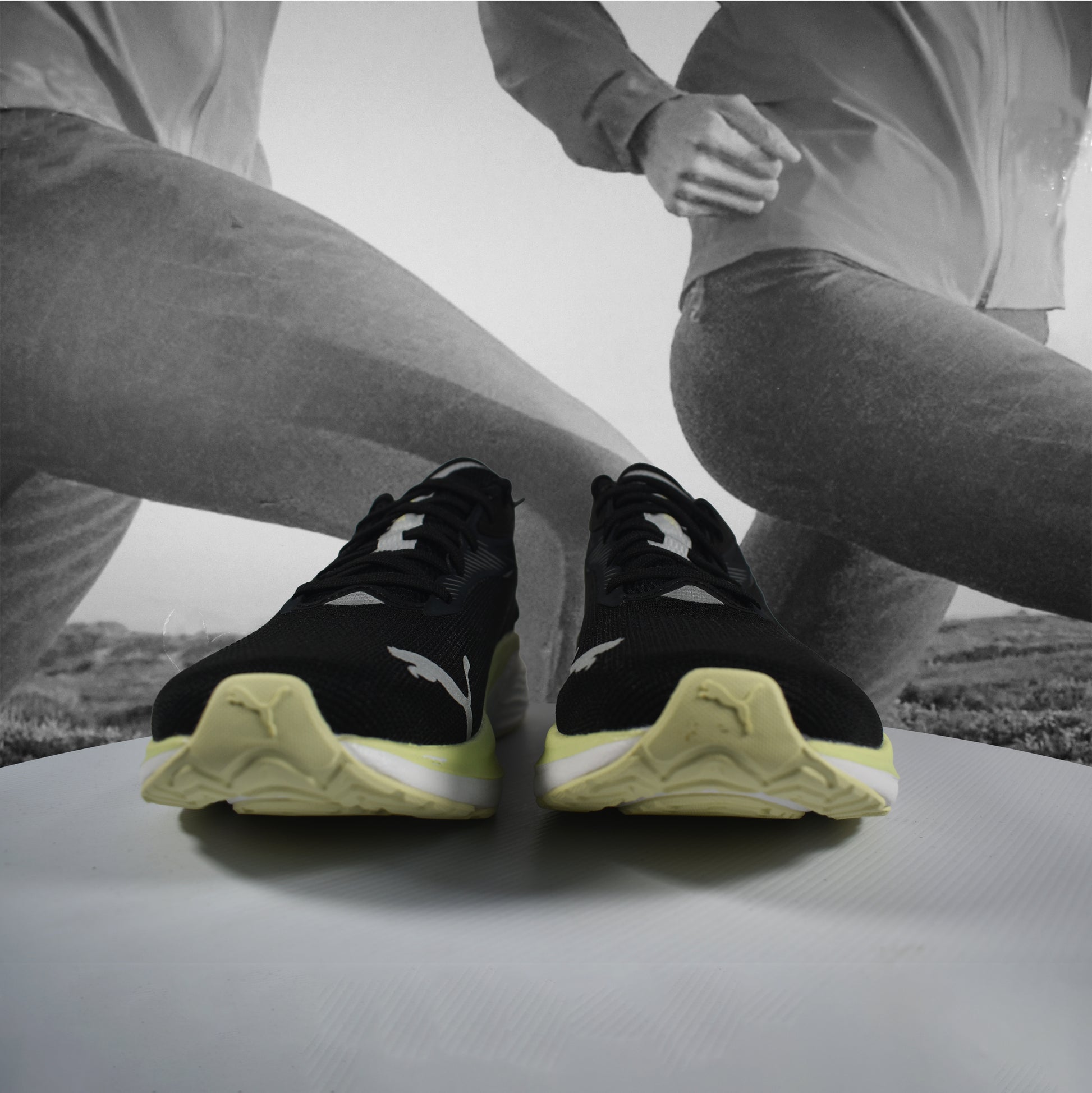 Puma Electrify NITRO 4 Womens Running Shoes - Durban Runner 5 / Black-Apple Sprit