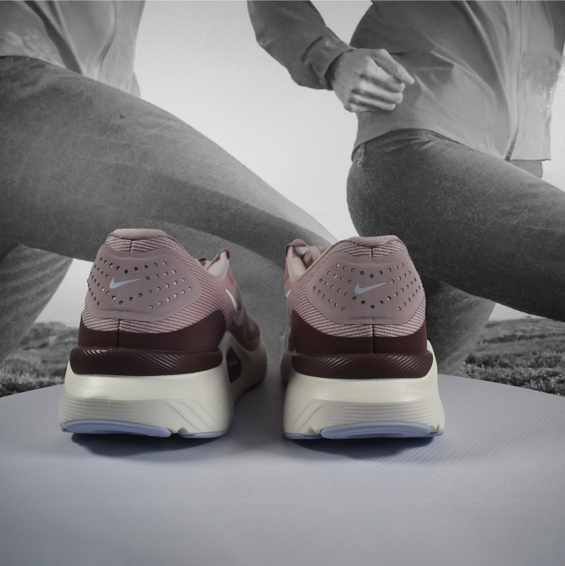 Nike Structure 26 Womens Road Running Shoes - Durban Runner 5 / Particle Rose/Sail-Tattoo-Hydrogen Blue