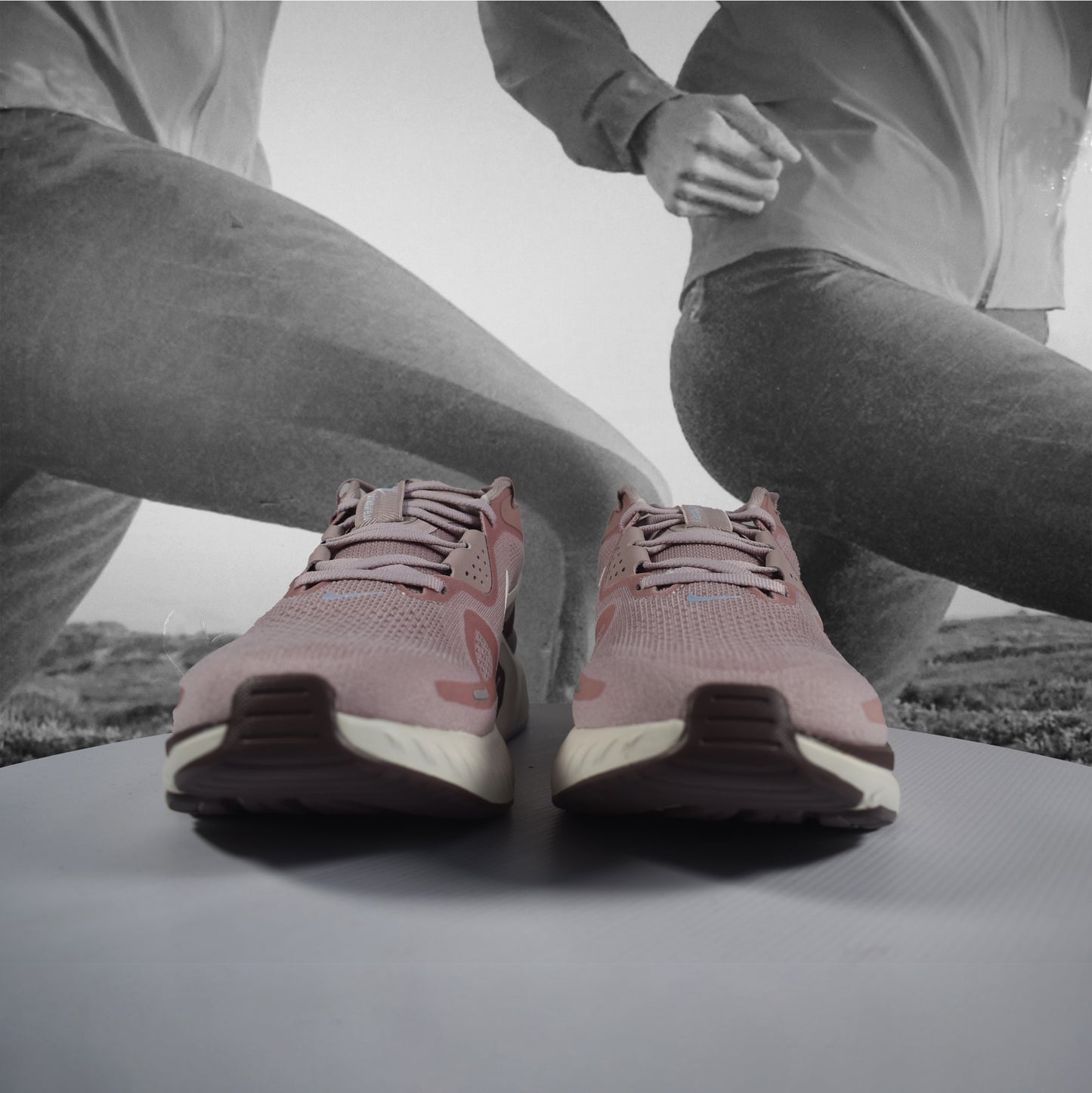 Nike Structure 26 Womens Road Running Shoes - Durban Runner 5 / Particle Rose/Sail-Tattoo-Hydrogen Blue