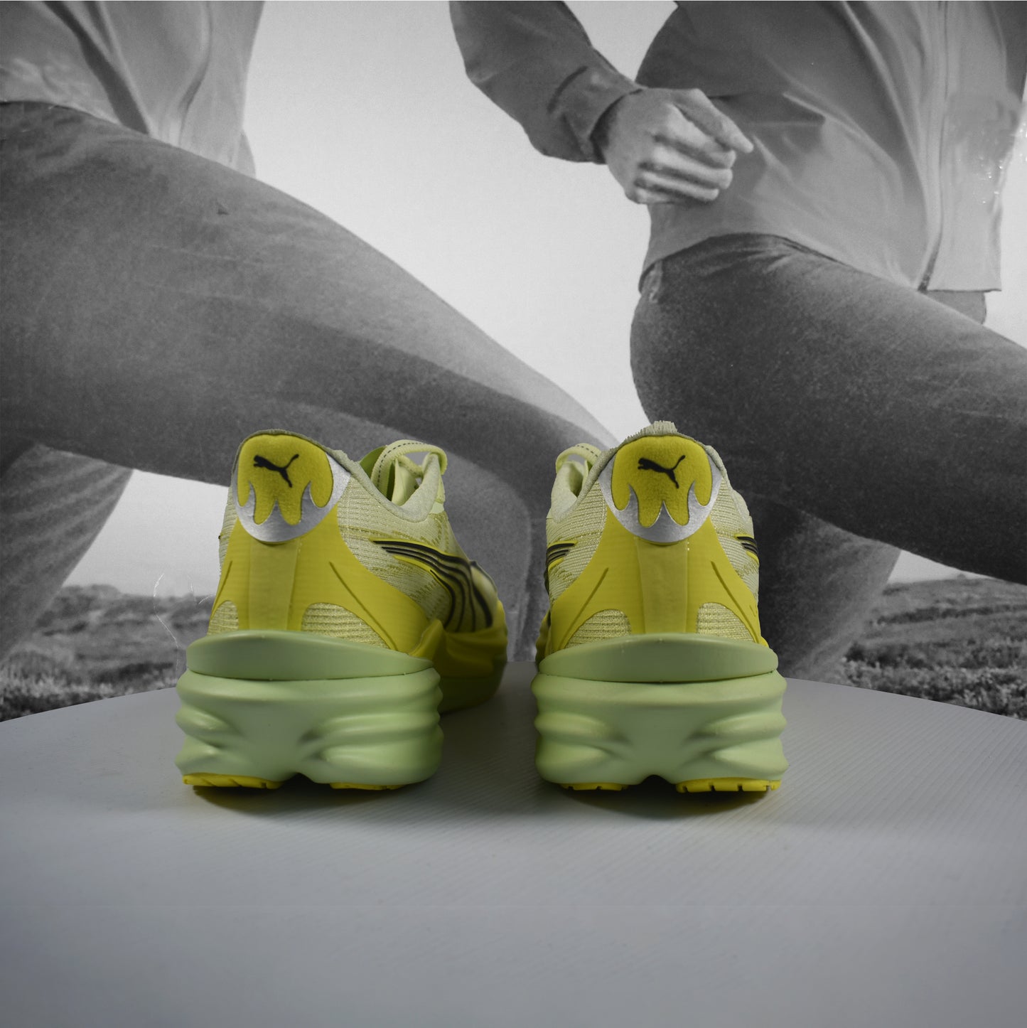 Puma Deviate NITRO 4 Womens Road Running - Durban Runner 5 / Apple Spritz-Lux Lime