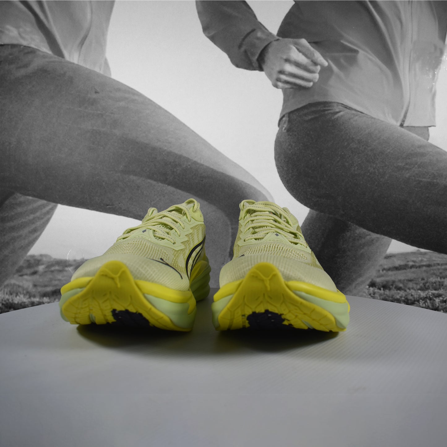 Puma Deviate NITRO 4 Womens Road Running - Durban Runner 5 / Apple Spritz-Lux Lime