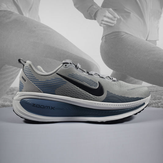 Nike Vomero 18 Mens Road Running Shoes - Durban Runner UK8 / GREY FOG/DAR OBSIDIAN