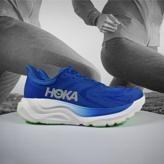 Hoka Arahi 8 Mens Road Running Shoes - Durban Runner 7.5 / CBLTB