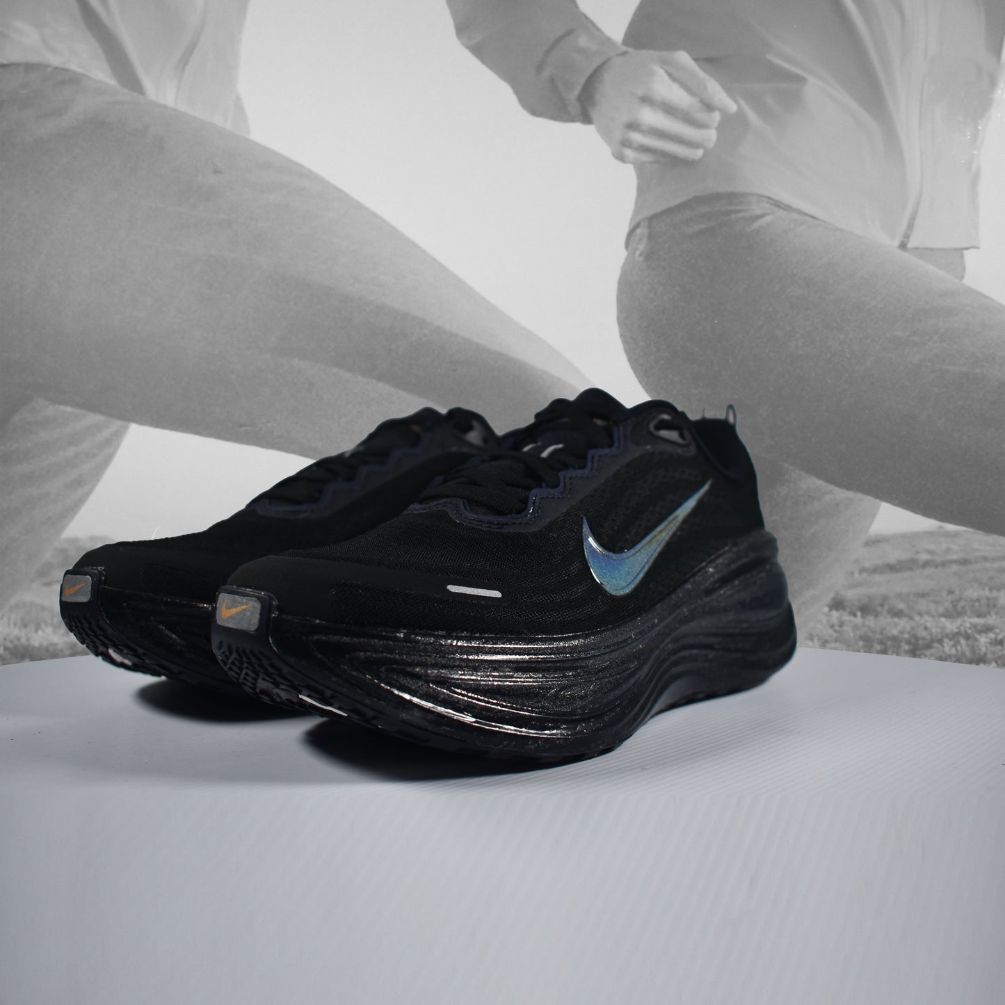 Nike Vomero Plus Womens Road Running Shoes - Durban Runner PITCH BLUE/BLACK-BLUR-BLACKENED BLUE / 7.5
